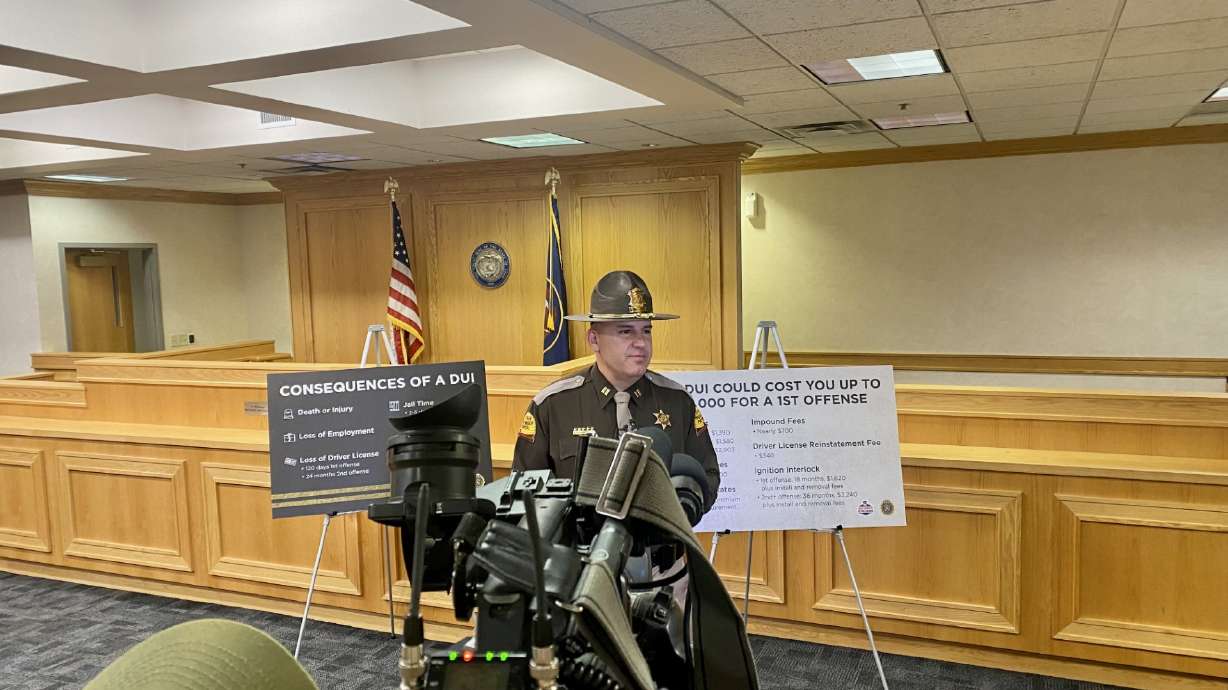 Utah Highway Patrol Capt. Wade Breur announces Thursday that troopers will be working extra shifts during the Fourth of July weekend, while reminding the public about the many consequences of drinking or taking drugs and driving.