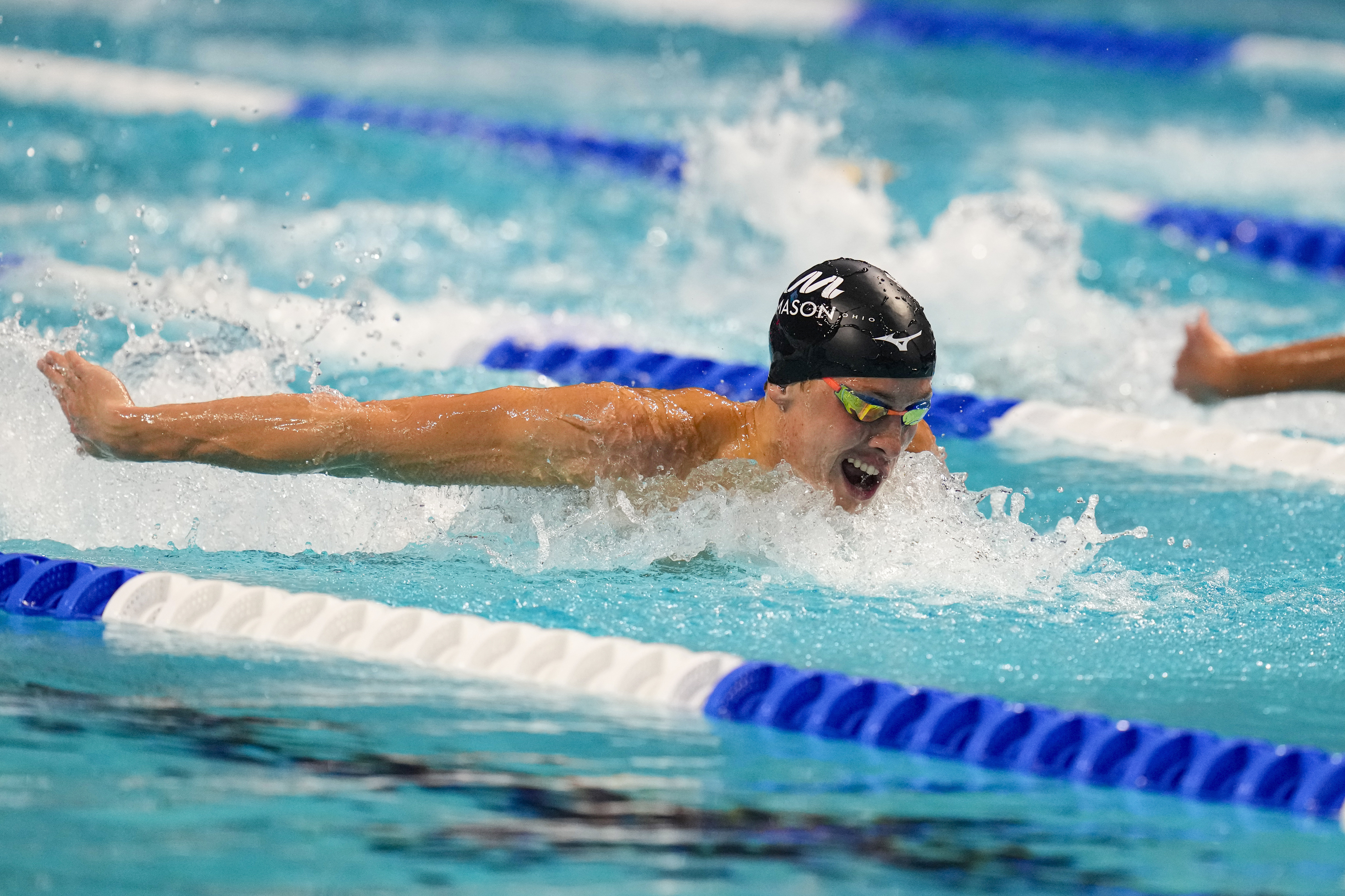 Carson Foster swims on his way to winning the men's 400-meter individual medley at the U.S. nationals swimming meet in Indianapolis, Thursday, June 29, 2023.