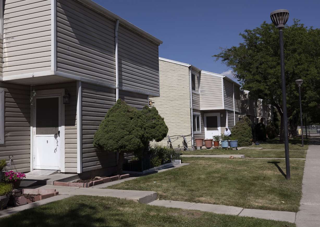 Tenants of Housing Assistance Management Enterprise, or HAME, delivered a collective letter to the president of HAME demanding an end to the rent increase and the opportunity to negotiate collectively for a fair lease at the office of the Housing Authority of Salt Lake City on Friday, June 30, 2023.