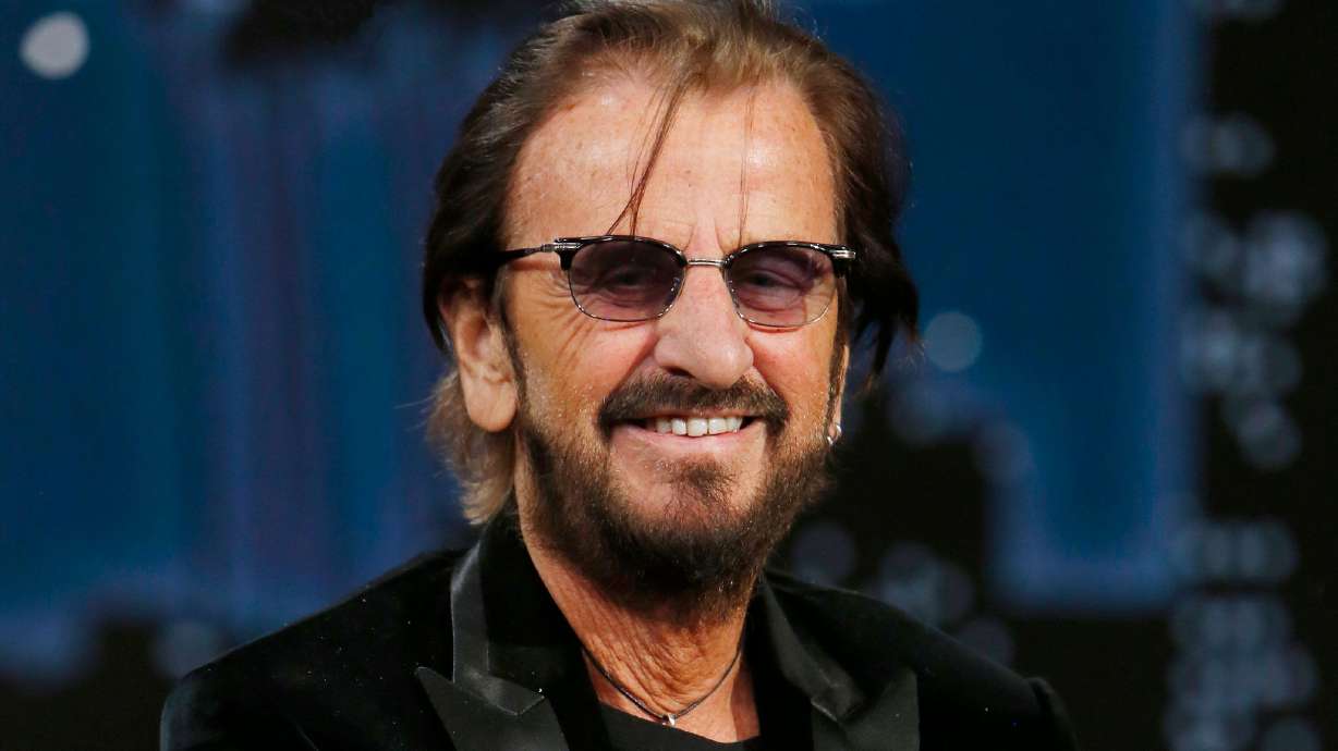 Ringo Starr is pictured here on "Jimmy Kimmel Live!" in February 2022. Starr is doubling down about the authenticity of the vocals on the highly anticipated new Beatles song recently teased by former bandmate Paul McCartney.