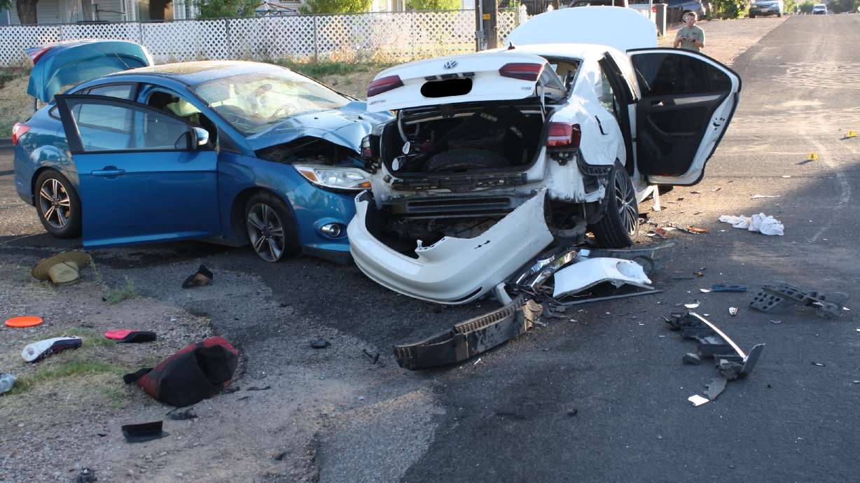 A man who police say was impaired and trying to text on his phone when he ran a stop sign and hit another vehicle, killing a 7-year-old boy, is facing numerous criminal charges.