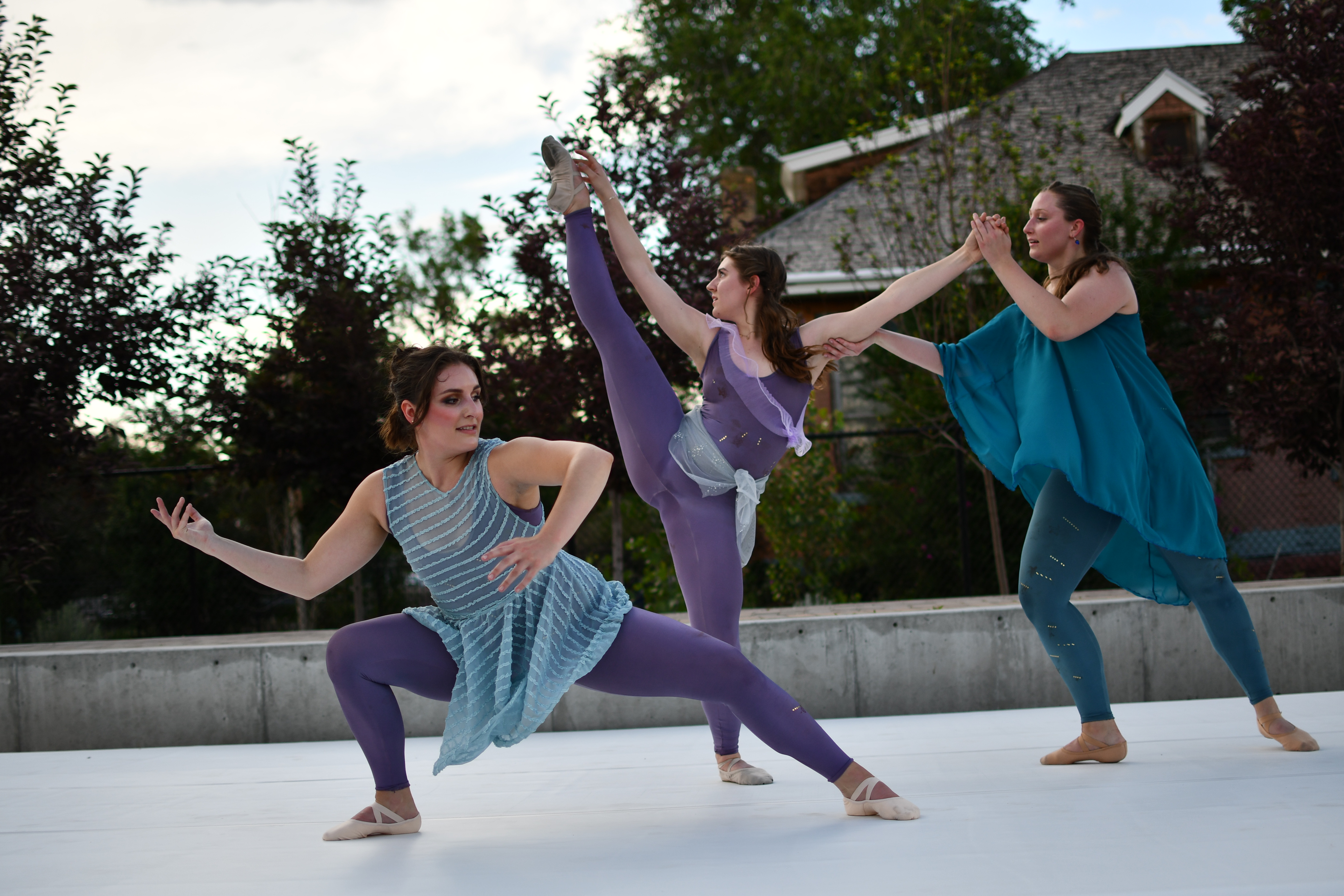 Dancers from the Salt Lake Ballet Cooperative perform in their show “Confluence to Salt Dust” on June 9 in Salt Lake City.