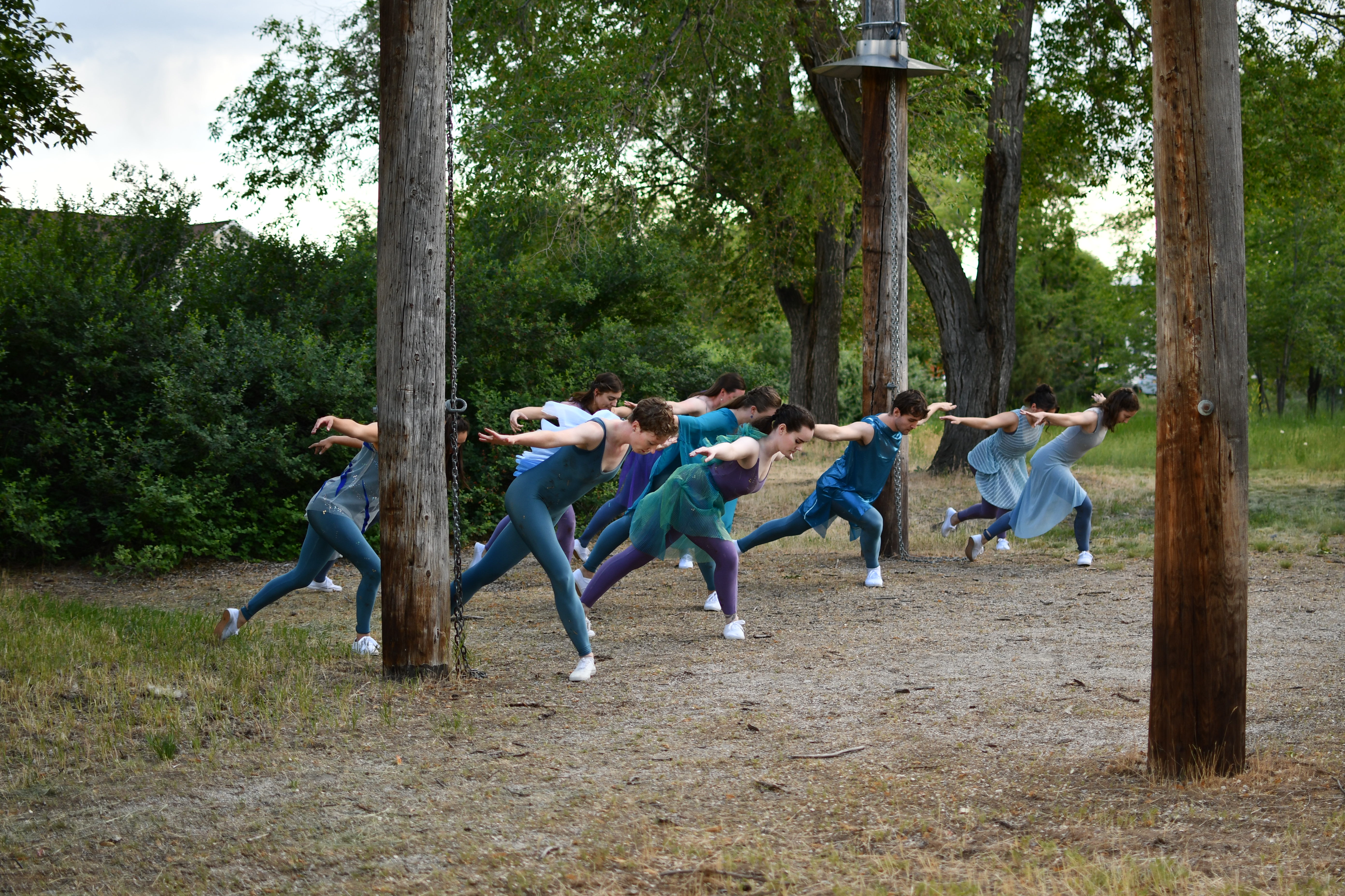 Dancers from the Salt Lake Ballet Cooperative perform in their show "Confluence to Salt Dust" on June 9 in Salt Lake City.