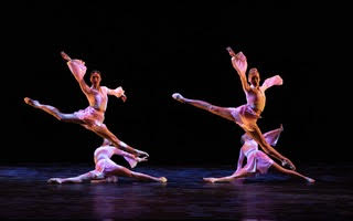 Dancers from Chrysalis Ballet perform a piece choreographed by Sayoko Knode.