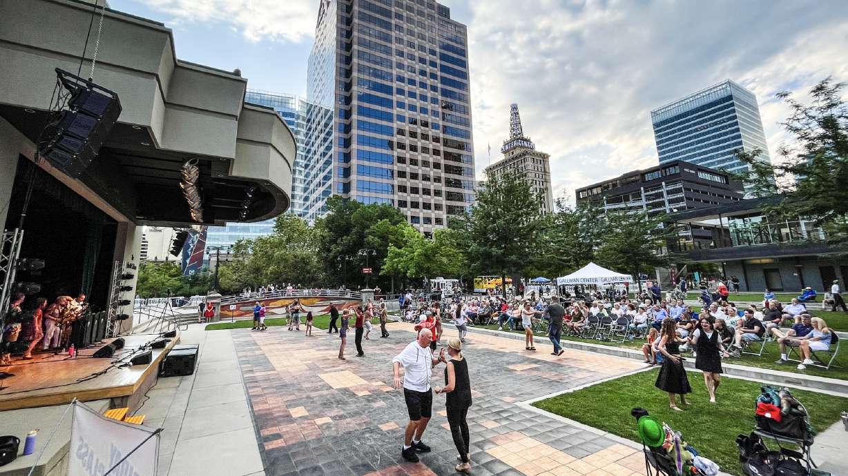 The Joe Muscolino Band plays Thursday to celebrate the 30th anniversary of the John W. Gallivan Utah Center. Salt Lake City leaders say it has helped spur the city's growth.
