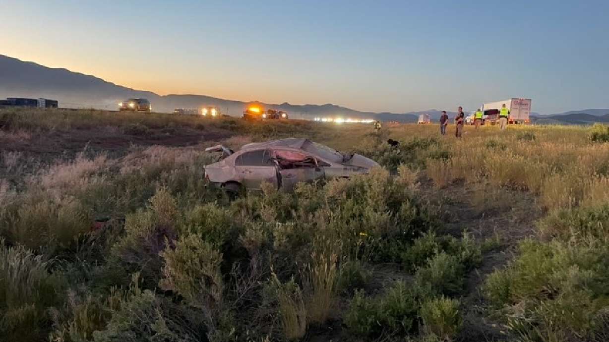 Two people are dead after a crash Friday evening on I-15 in southern Utah.