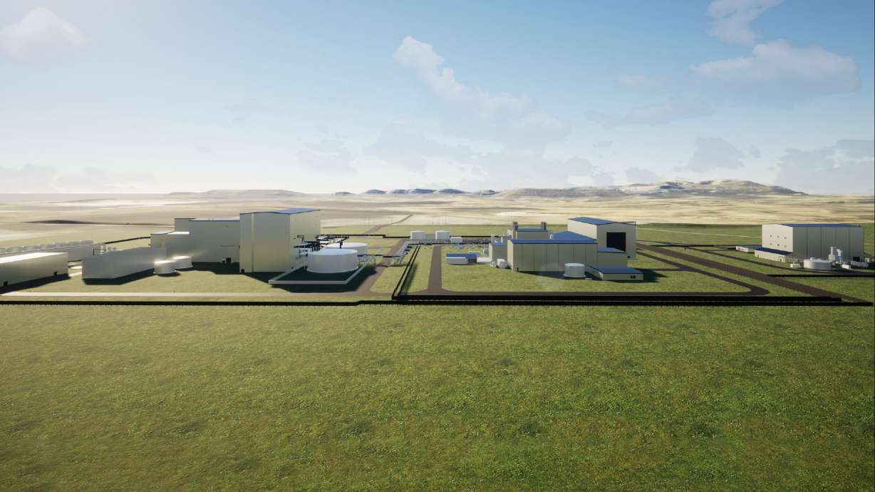 TerraPower is pursuing the Natrium reactor demonstration project at a retiring coal plant in Wyoming. PacifiCorp is also pursuing nuclear power plants like this one to replace coal-fired units in Emery County.