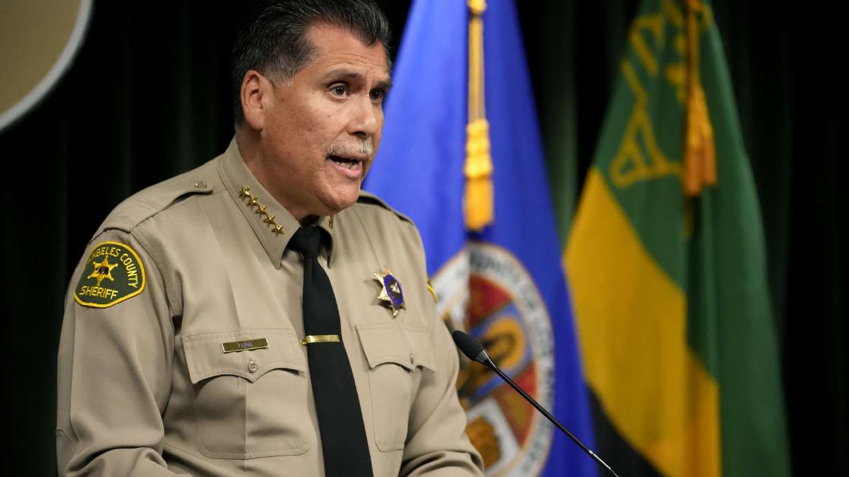 For the second time in a week, Los Angeles County sheriff Robert Luna has decried the use of force by deputies in the Antelope Valley after a woman holding a baby was punched in the face last year.
