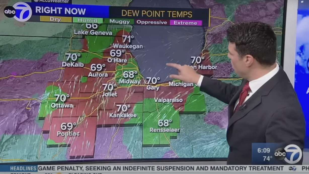 This video shows what happens when live TV goes right, even if the rightness isn't exactly "newsworthy."