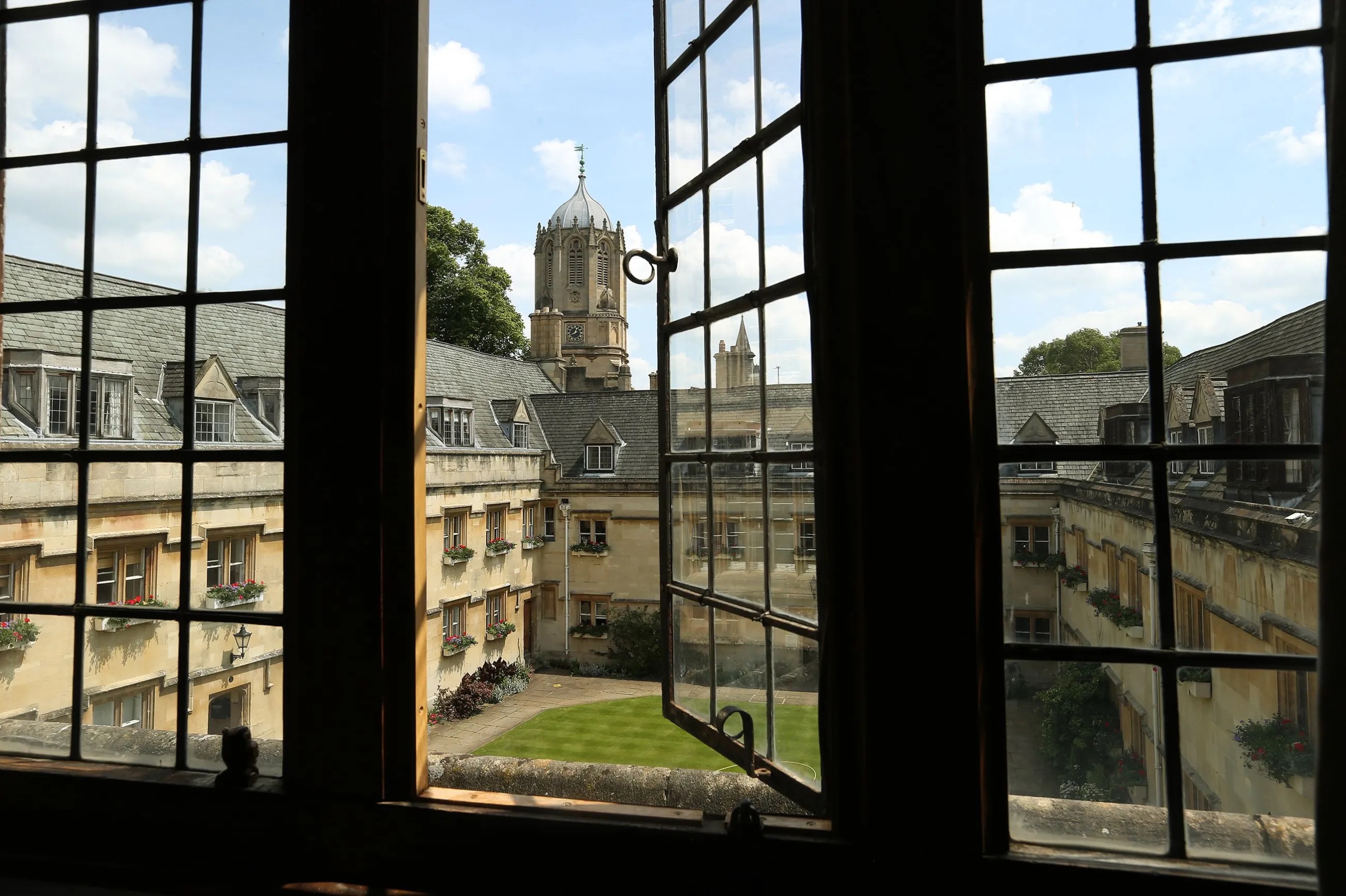 Pembroke College, Oxford University, England, on June 14, 2017.
