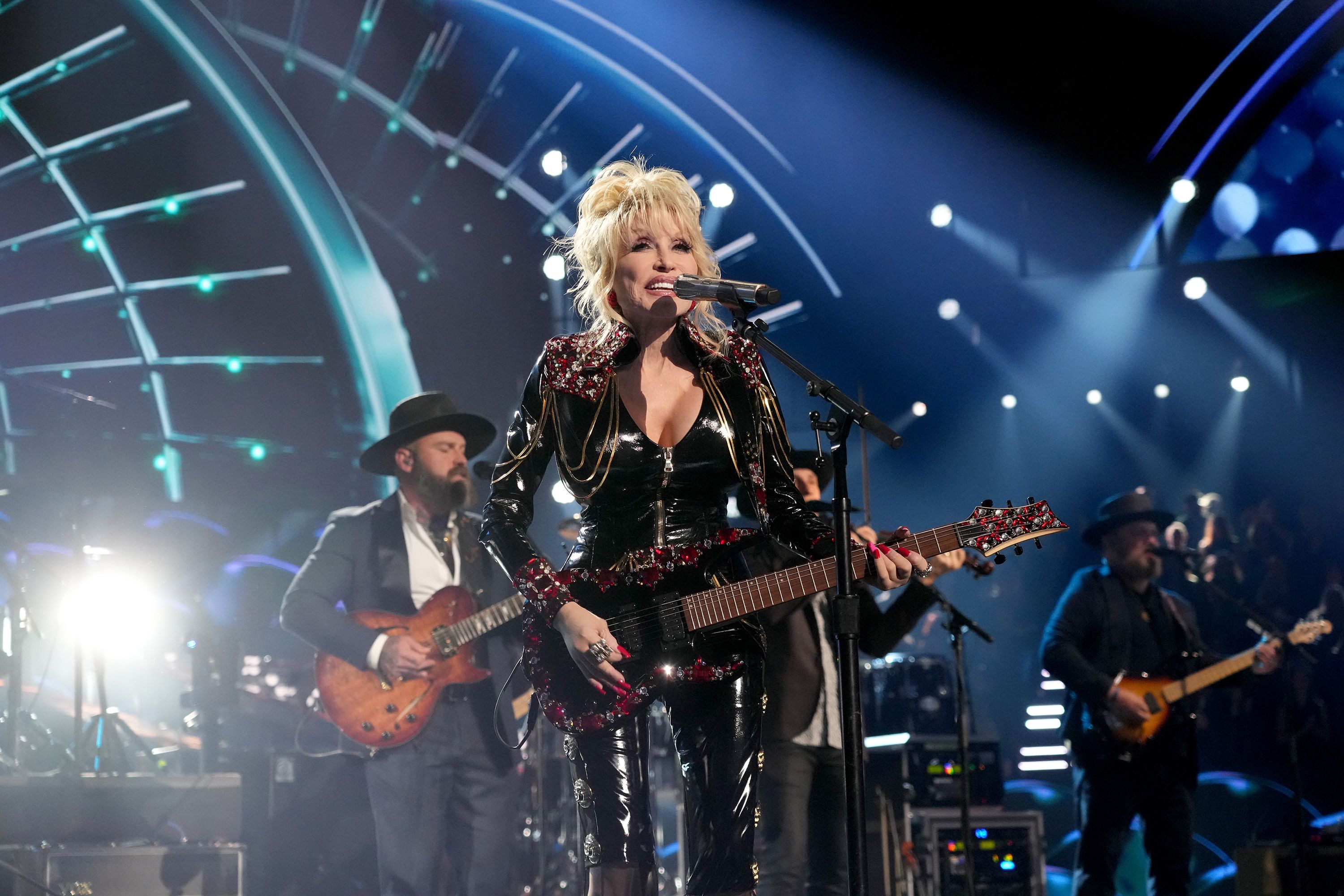 Dolly Parton performs in Los Angeles at the Rock and Roll Hall of Fame induction ceremony in 2022. The country has no plans to stop anytime soon.
