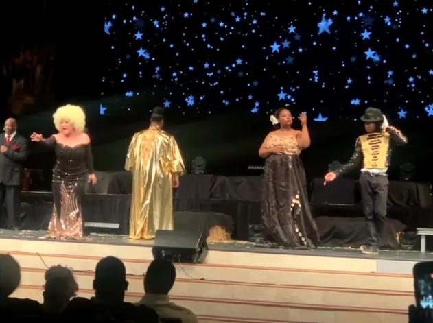 Cast members perform in "God's Trying to Tell you Something," a play coming to Salt Lake City's Abravanel Hall Aug. 5.