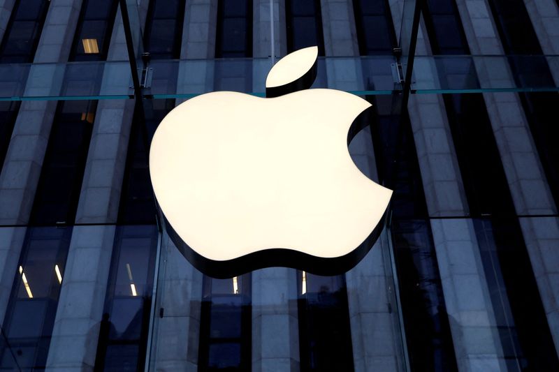 Apple is working on artificial intelligence offerings similar to OpenAI's ChatGPT and Google's Bard, Bloomberg News reported on Wednesday, sending its shares up as much as 2% to a record high.