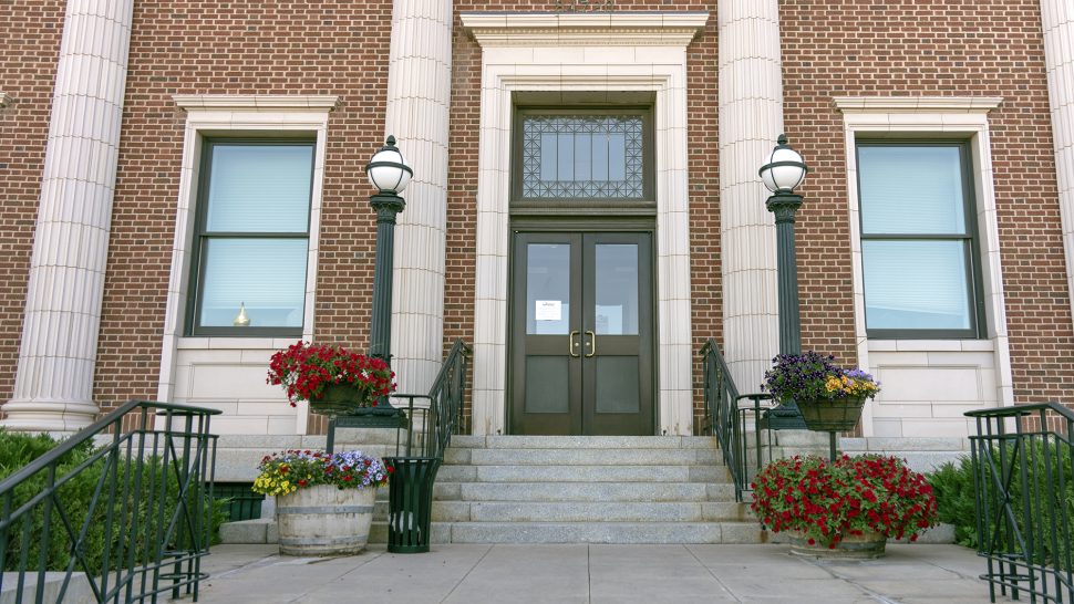 Flowers grow in front of the Cedar City city offices, Cedar City, Tuesday. The Cedar City Council approved two water rights transactions, a likely total near $16 million.