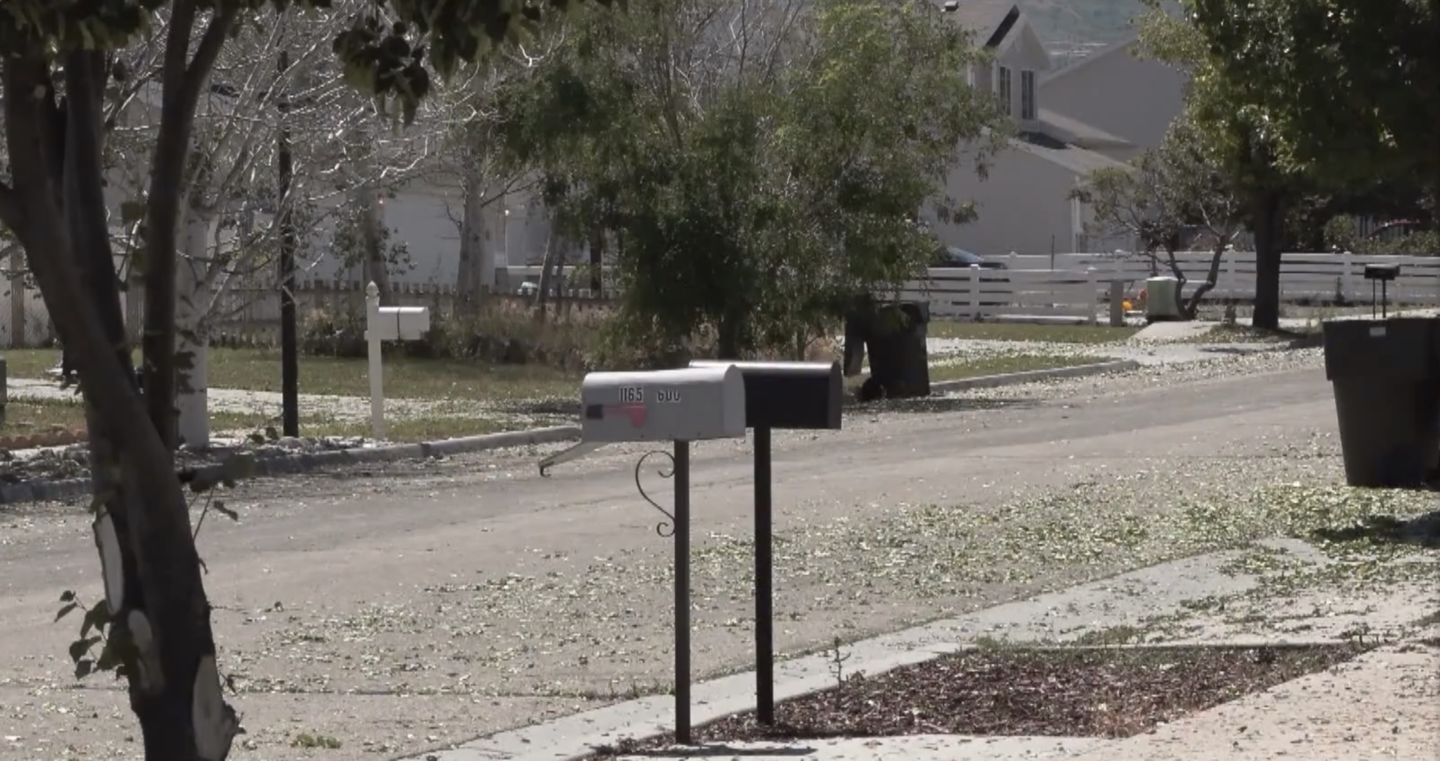 Major cleanup was going on in Tooele Thursday following Wednesday night’s big hailstorm. The storm also damaged homes in the area.