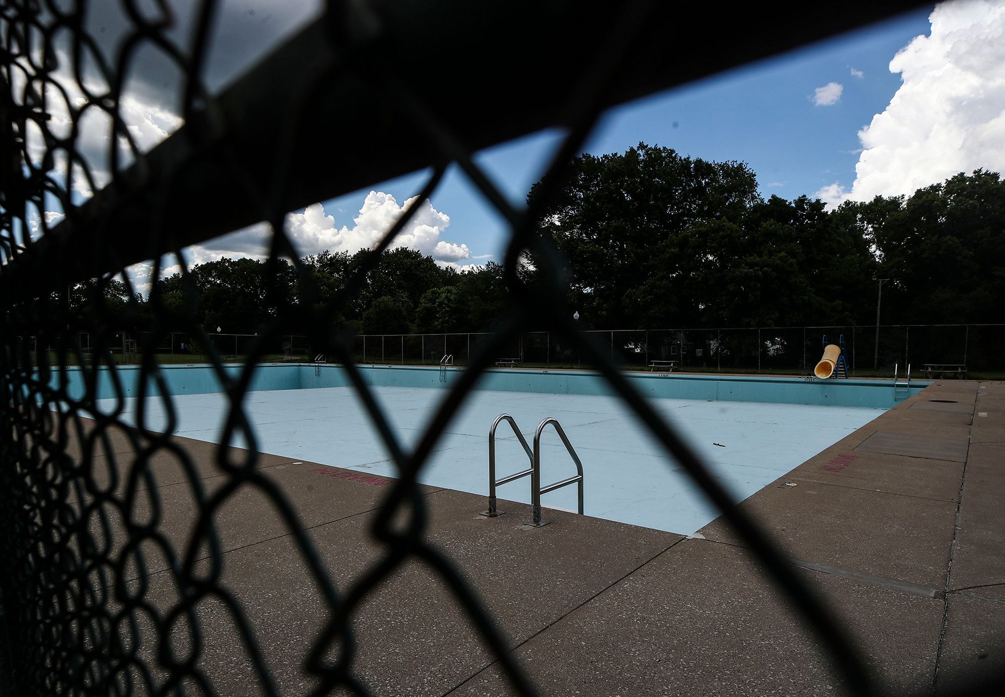 Algonquin Pool at 1614 Cypress St. in Louisville, Ky., seen in May. The pool is closed this summer.