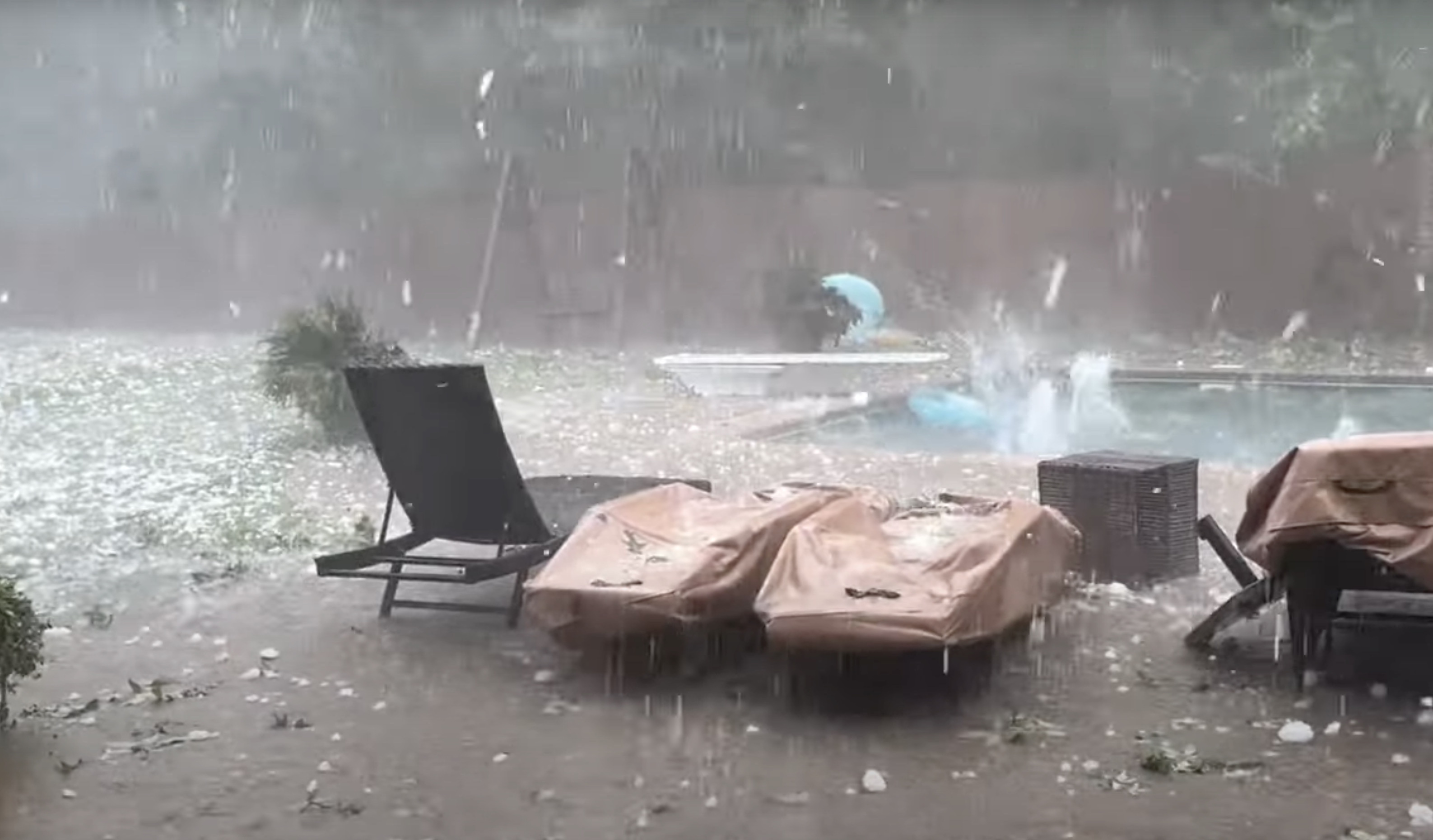 A hailstorm creates damage and chaos in Arkansas.