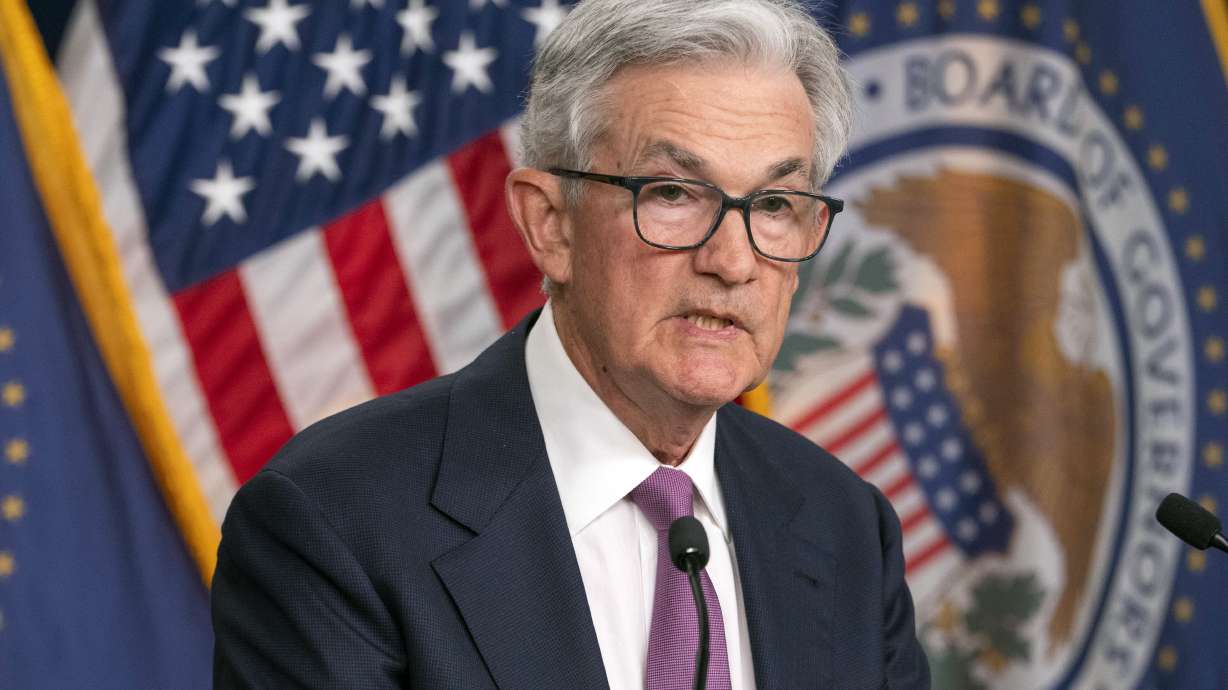 Federal Reserve Chair Jerome Powell speaks June 14 in Washington. The Federal Reserve wraps up its two-day policy meeting on Wednesday.