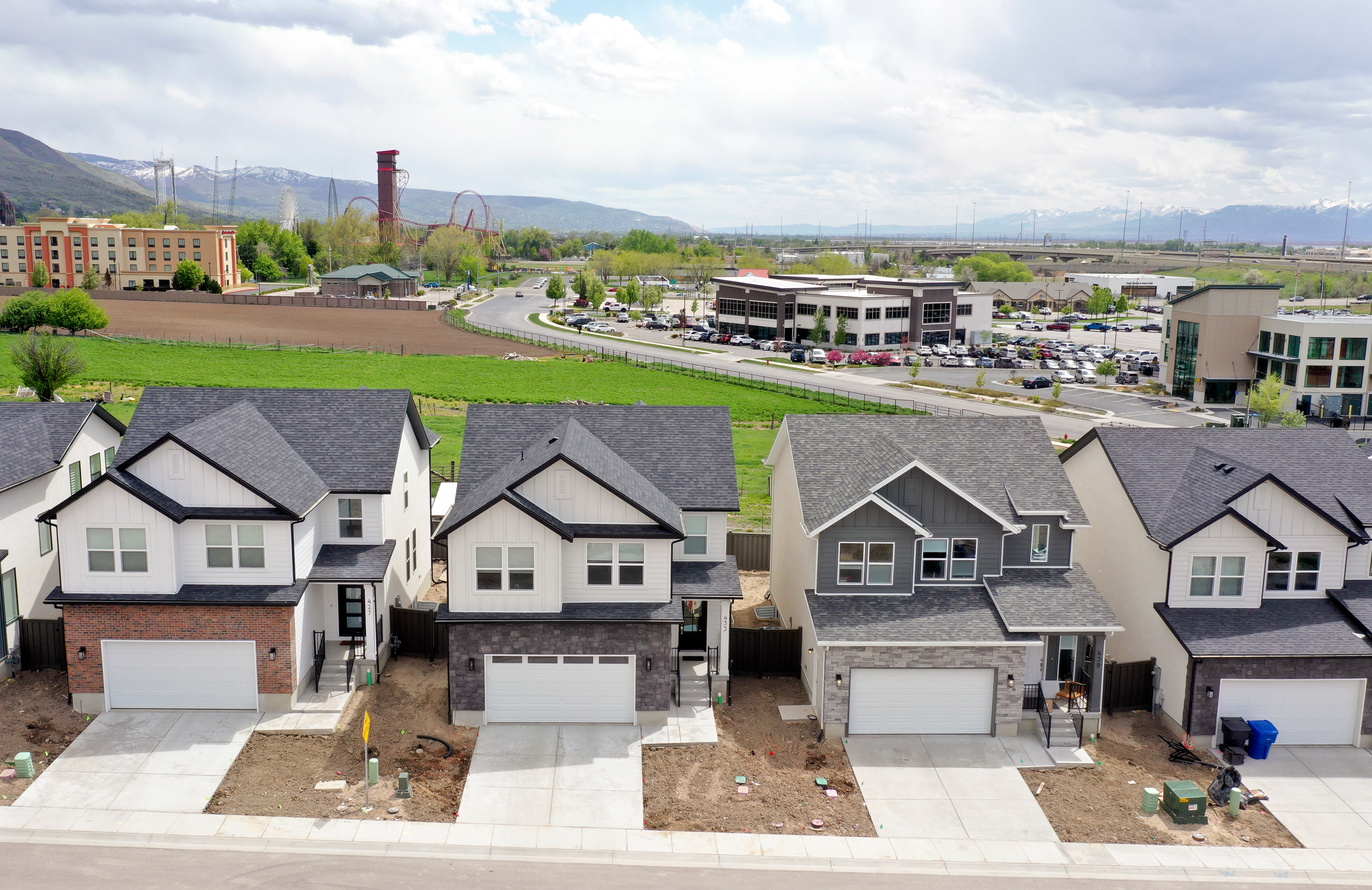 Single-family houses are pictured in the ROSE community in Farmington on May 8. The state auditor's office released a new online tool to provide transparency into property valuations for homeowners.