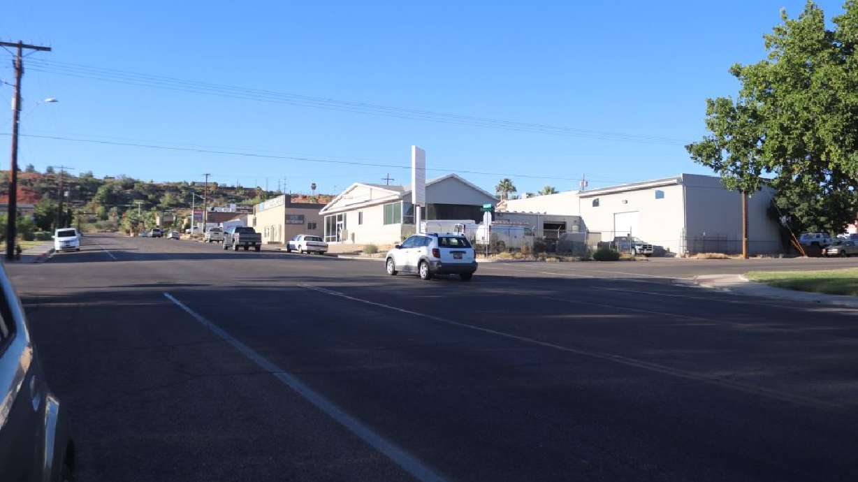 The Tabernacle Street-700 East intersection where city officials plan to install a four-way stop, St. George, July 13.