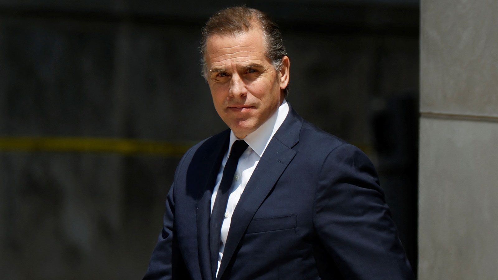 Hunter Biden, son of President Joe Biden, departs federal court after a plea hearing on two misdemeanor charges of willfully failing to pay income taxes in Wilmington, Delaware, Thursday.