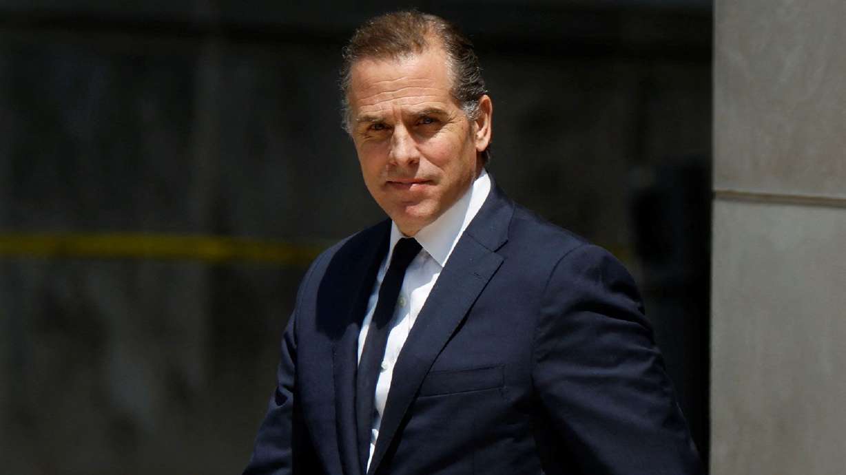 Hunter Biden, son of President Joe Biden, departs federal court after a plea hearing on two misdemeanor charges of willfully failing to pay income taxes in Wilmington, Delaware, Thursday.