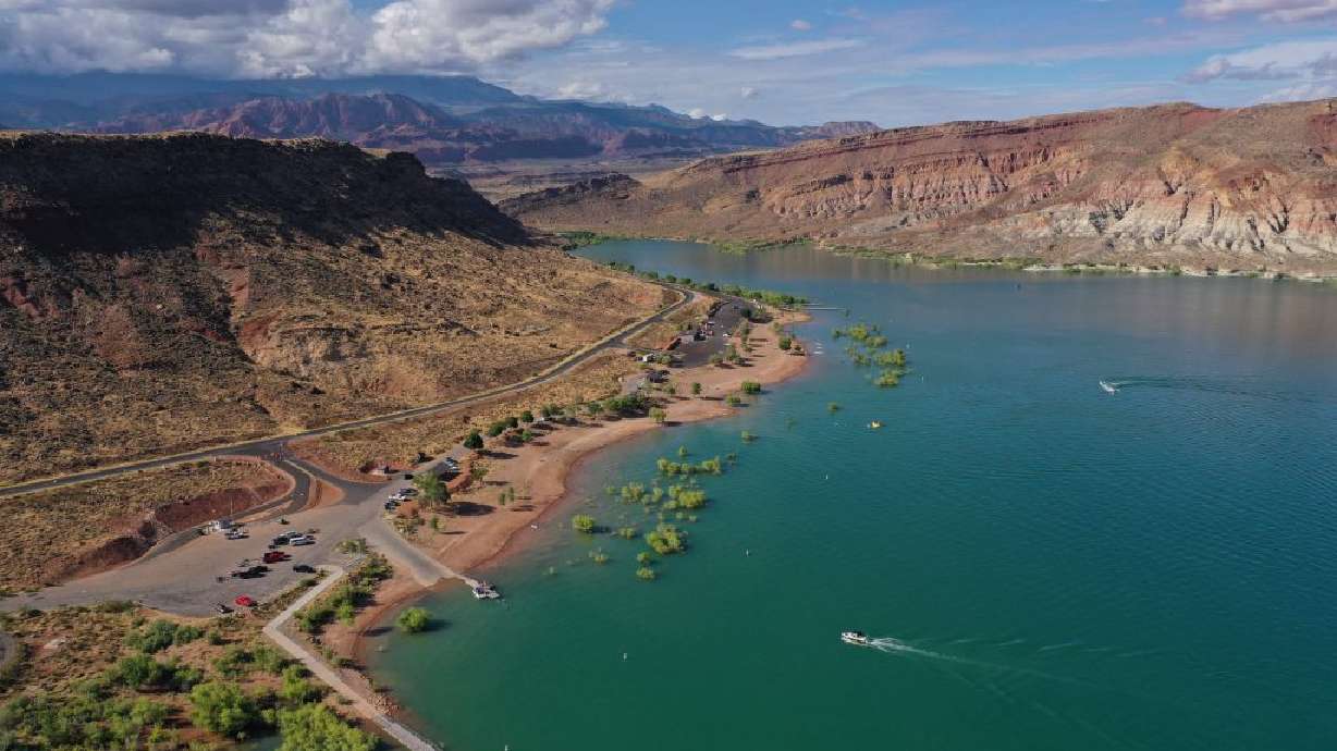 Aerial view of Quail Creek State Park, Hurricane. Washington County water managers have taken a second look at local resources and are rolling out a 20-year plan they believe will meet growth demands through the early 2040s.