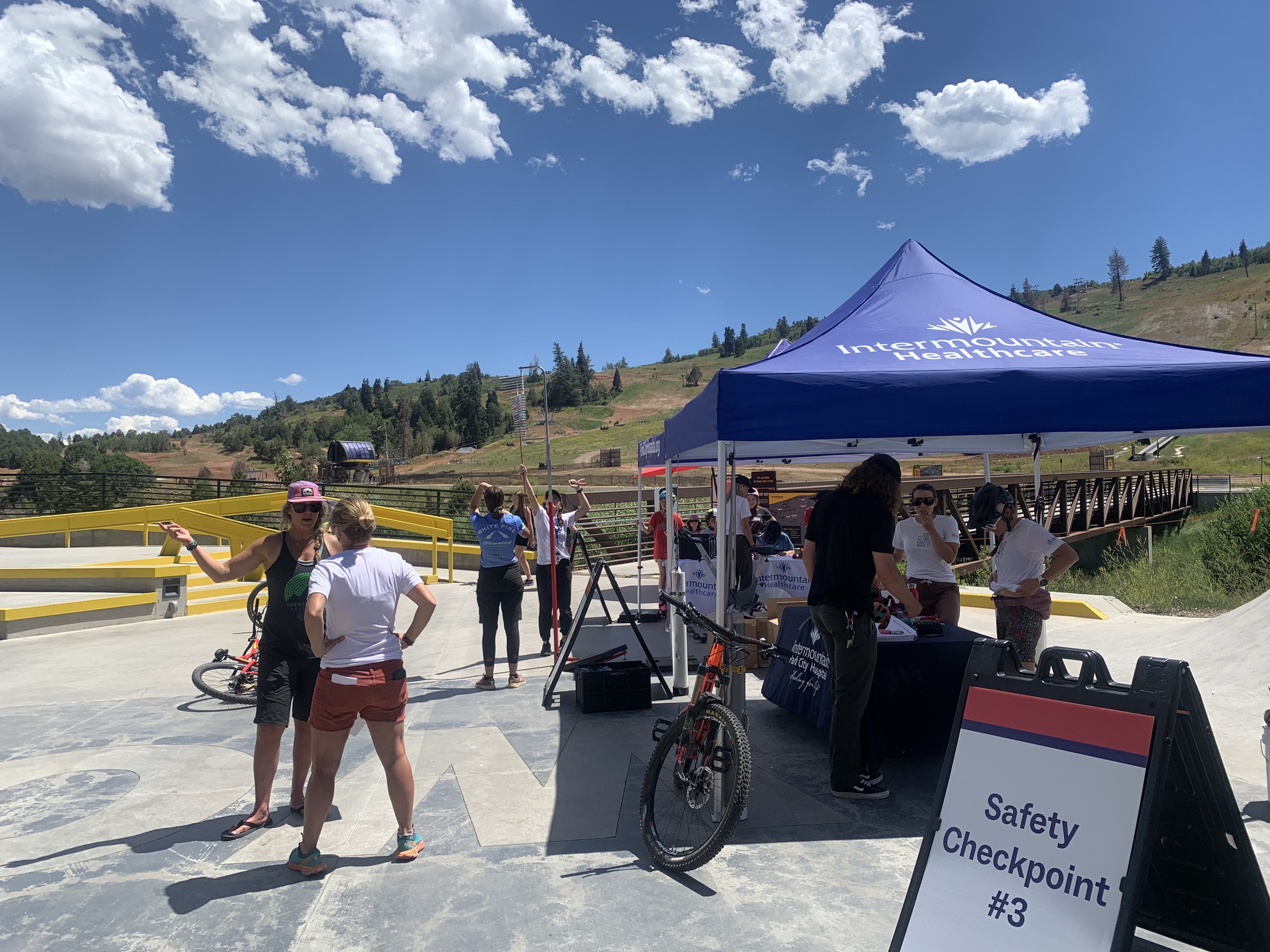 An Intermountain Health safety event at Woodward Park City on Friday taught important safety measures for biking on the slopes.
