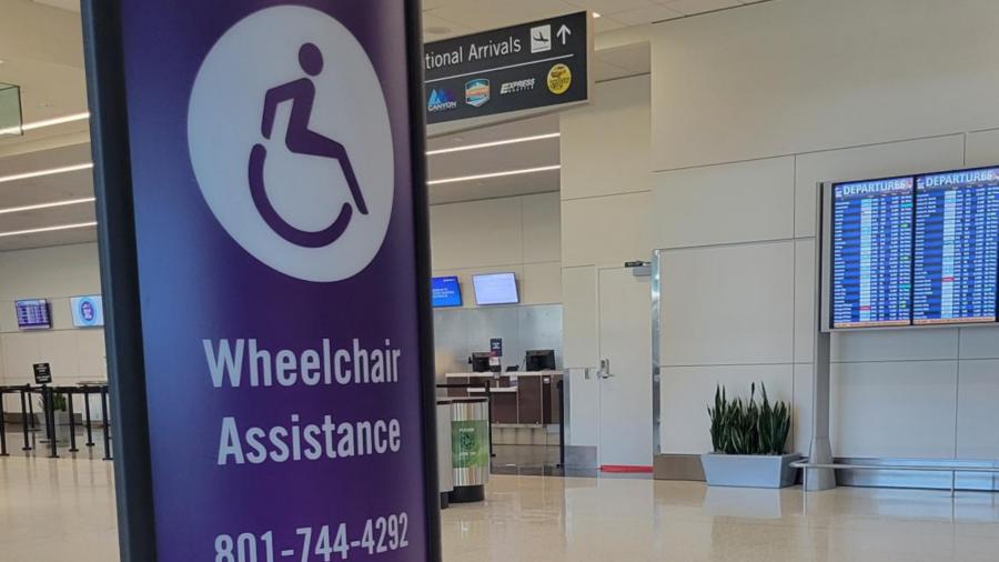 The new Salt Lake airport was built to be more accessible to people of all abilities.