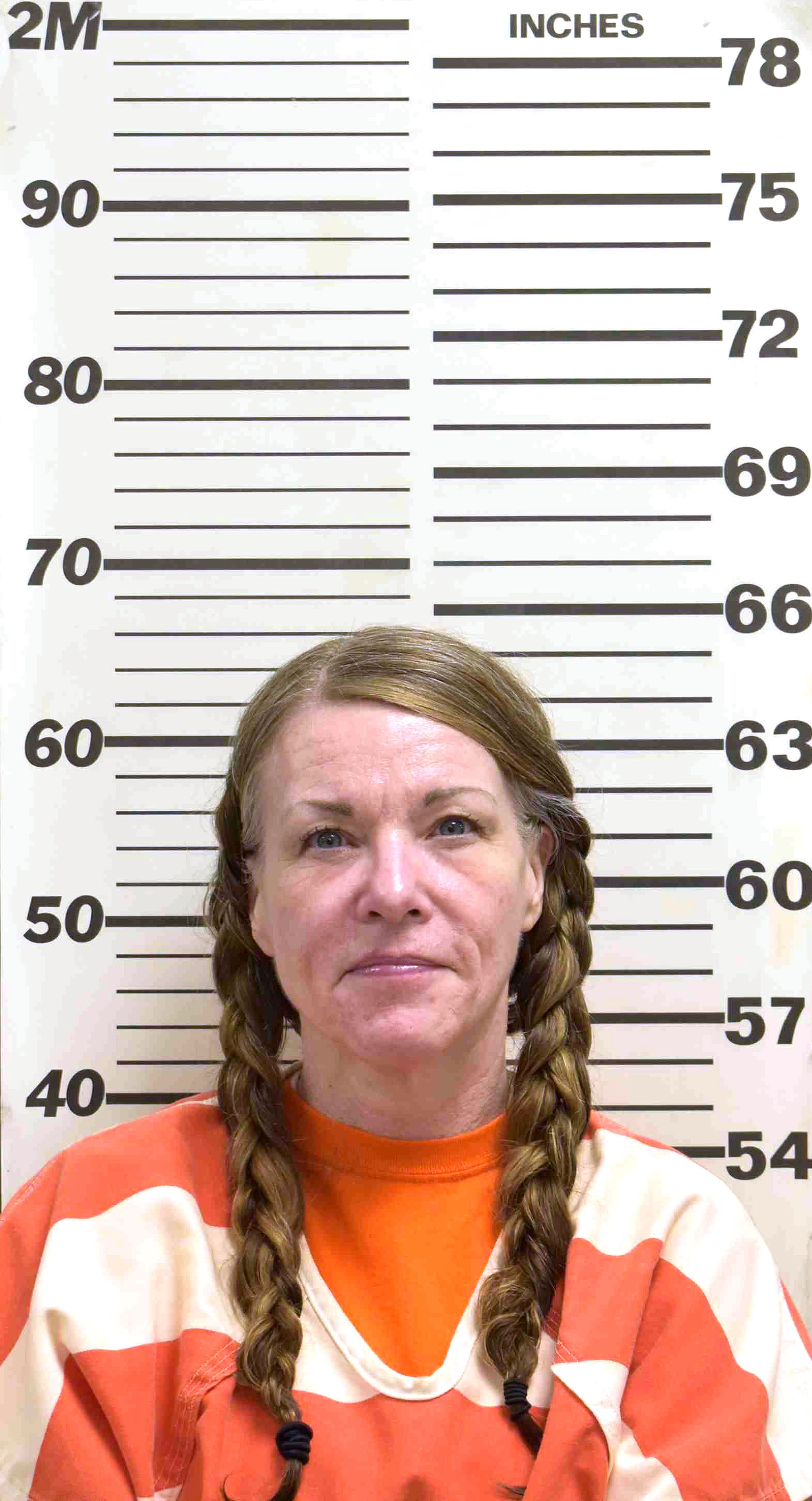 Lori Vallow Daybell is pictured in a new mugshot released May 15. She will be sentenced in St. Anthony, Idaho, Monday, which could mark a final chapter in the high-profile murder case surrounding the mother convicted of killing her children. 
