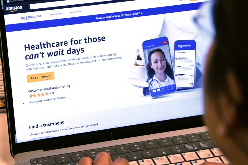 Amazon is adding video telemedicine visits in all 50 states to a virtual clinic it launched last fall, as the e-commerce giant pushes deeper into care delivery.