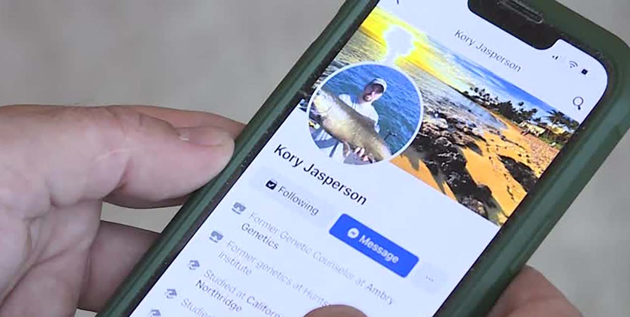 Kory Jasperson says he is not selling Taylor Swift concert tickets. His Facebook account got hacked, he says.