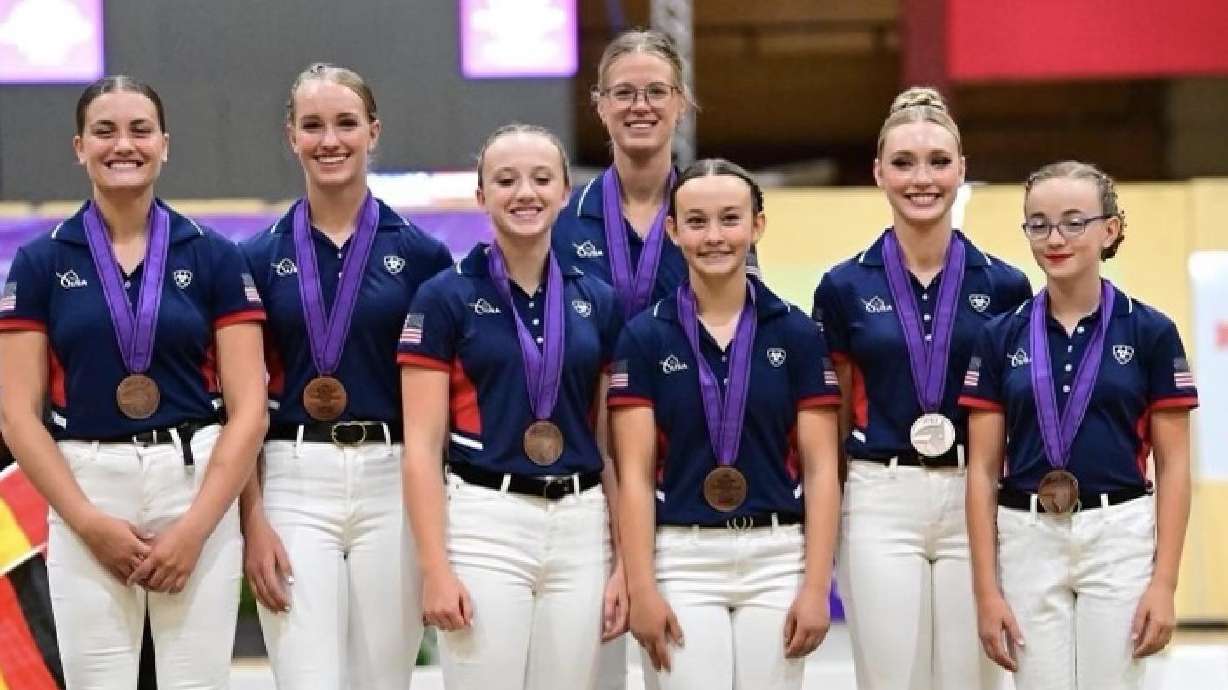 Utah-based Team USA's junior squad placed third in the 2023 FEI World Championship for Young Vaulters on July 30.