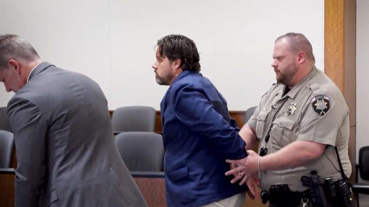 Nate Holzapfel was sent to prison Aug. 4, 2023, for fraud and sexual battery involving vulnerable women. On Tuesday, he went before the Utah Board of Pardons and Parole for the first time.