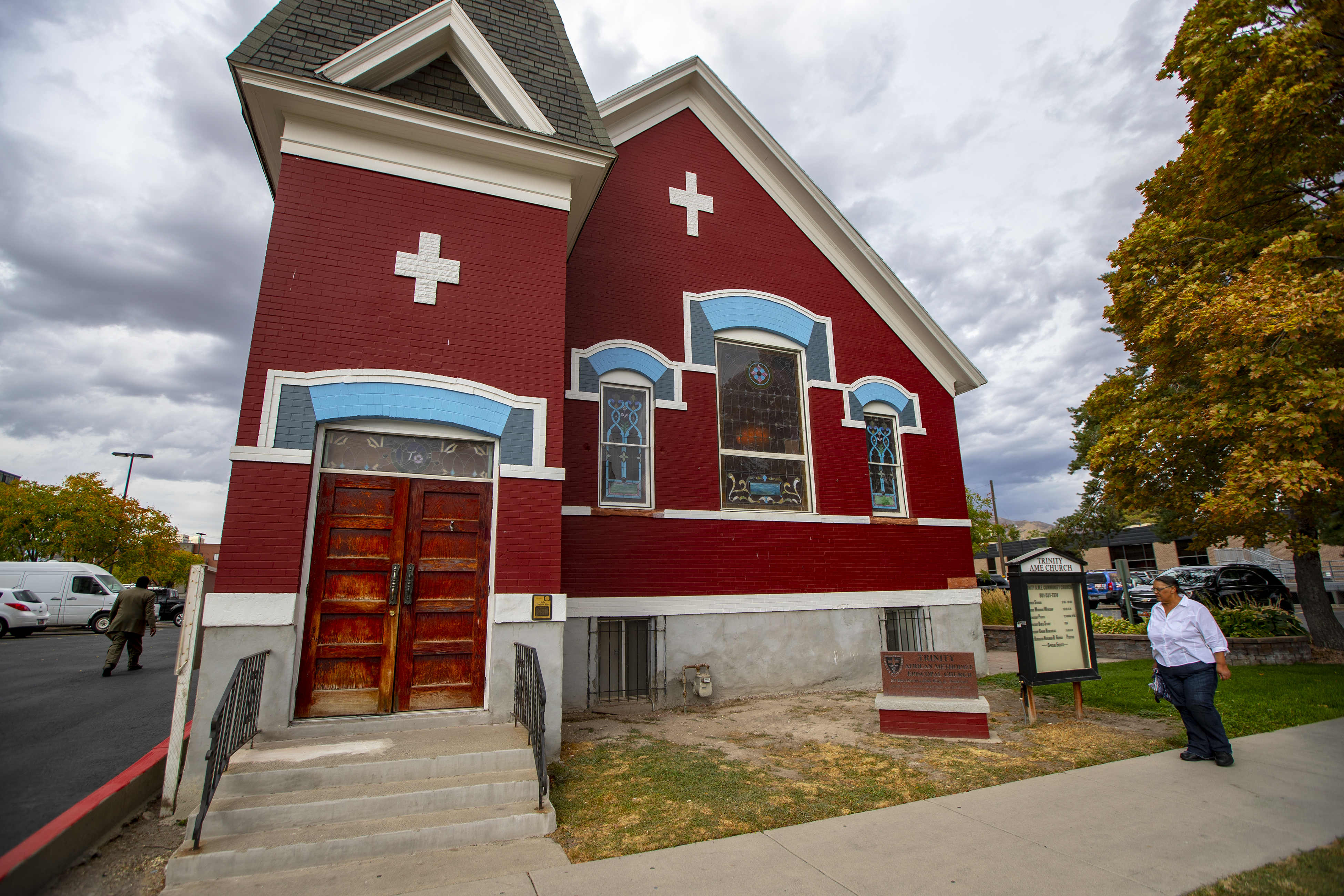Salt Lake City police are investigating a possible "bias" crime at the Trinity African Methodist Episcopal church, one of Utah's oldest predominantly Black churches.