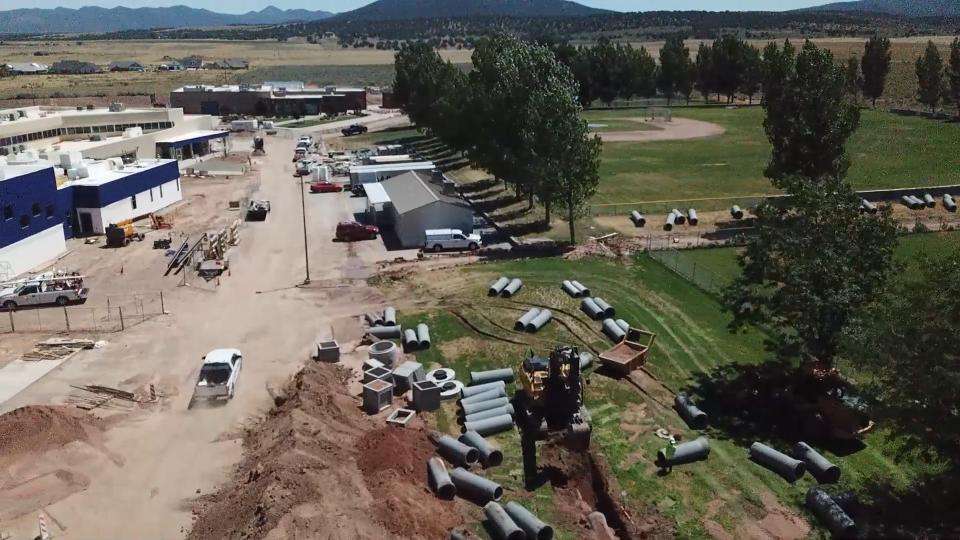 Construction is going on at Enterprise High School in Enterprise, Washington County. As they prep for the start of the new school year, some parents are expressing concern over student safety during the ongoing construction at the school.