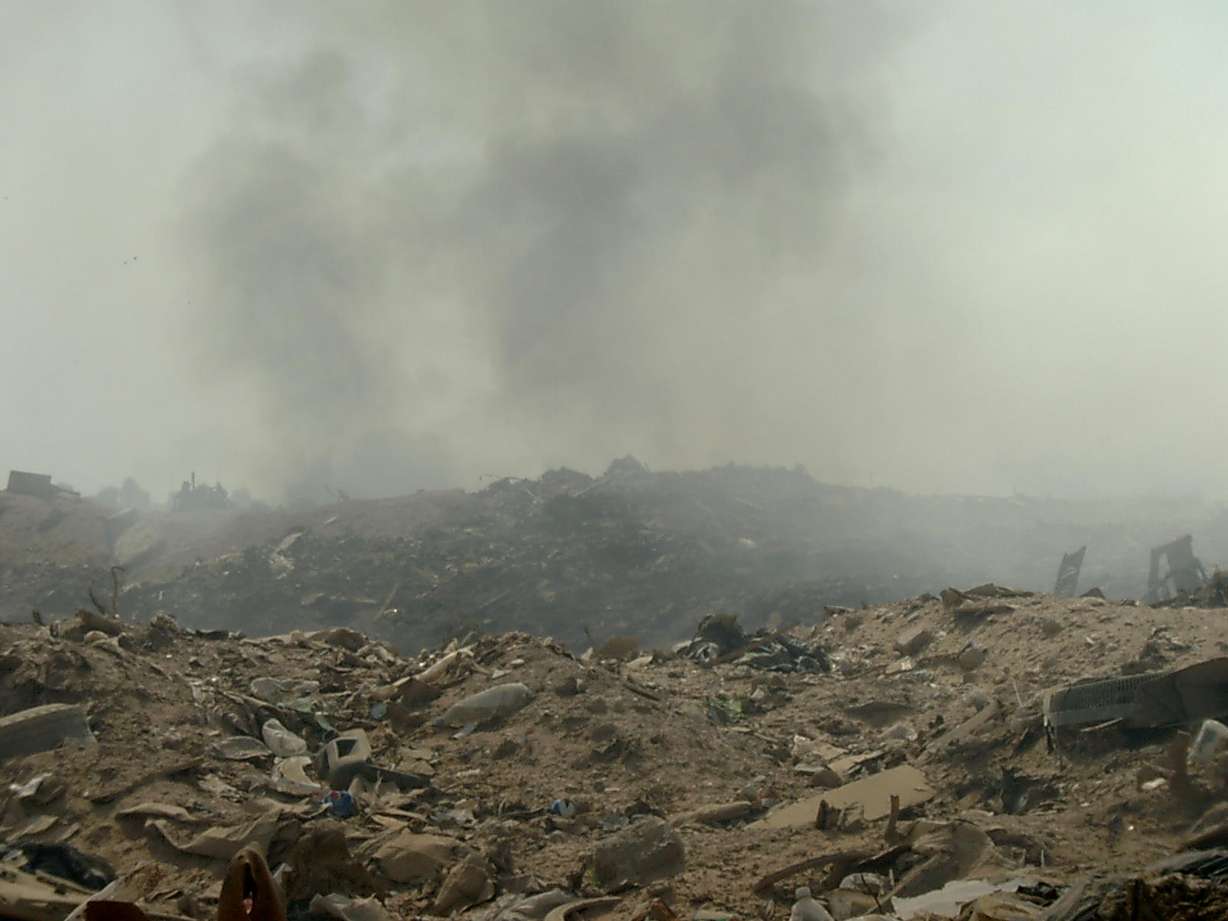 A burn pit is seen in Balad, Iraq, between the years of 2004 and 2005. The PACT Act, which celebrates its one-year anniversary Thursday, expanded health care benefits for veterans who suffered toxic exposures from burn pits, Agent Orange and more.