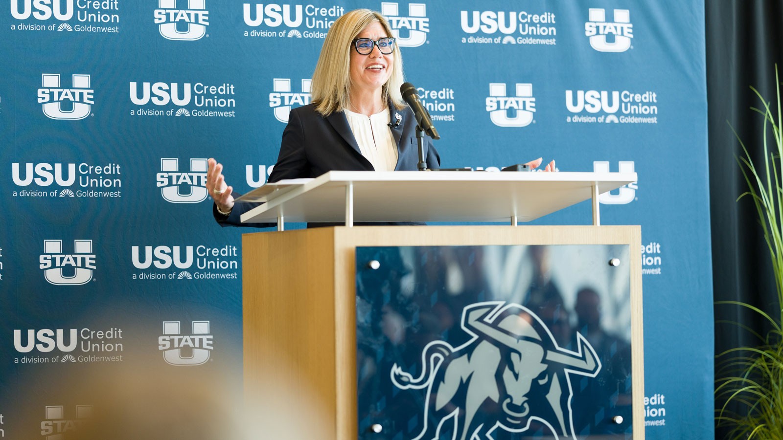 Utah State welcomes Diana Sabou as its newest athletic director