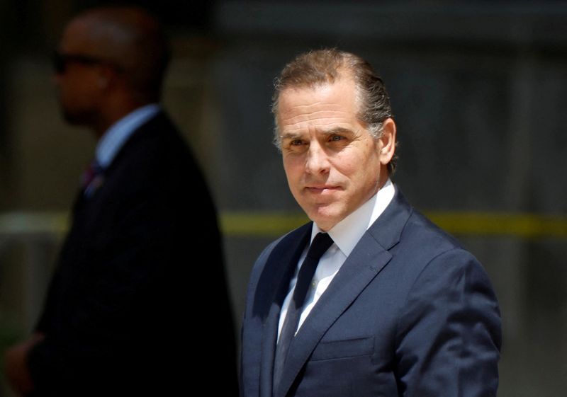Hunter Biden departs federal court in Wilmington, Del., July 26. He may be headed for trial on criminal charges after talks on a potential plea deal reached an impasse, the newly named U.S. special counsel in the case said Friday.