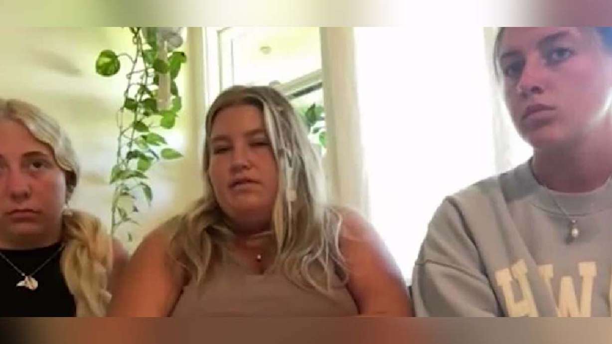 Utahns Abby Ketchum, Alexa Pozzuoli, and Morgyn Hill talk to KSL after they fled the fire that damaged the town of Lahaina, Maui, where they were living on Tuesday.