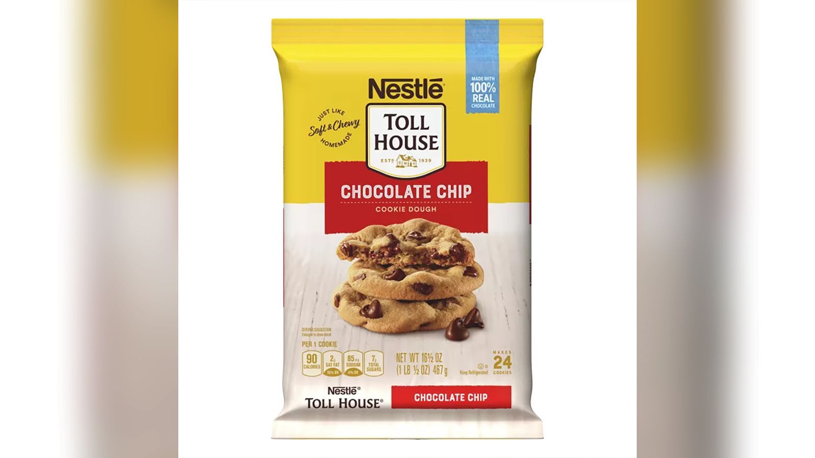 Nestlé recalled some Toll House chocolate chip cookie dough bars due to the potential presence of wood fragments.