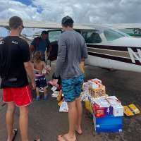 Members of Lahaina church ward gather $150K in donations, fly supplies to West Maui