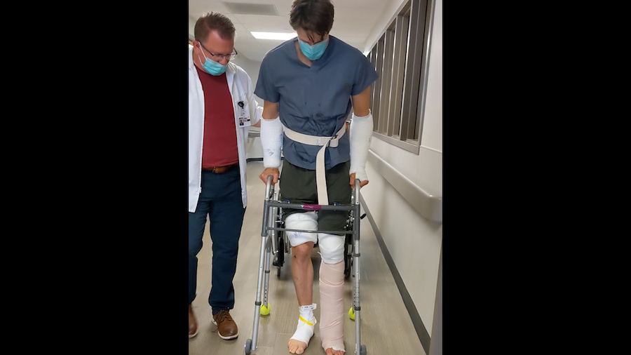 Physical therapist Derrick Northrup worked with Matt Berry at Eastern Idaho Regional Medical Center in Idaho Falls, seen in this undated photo.