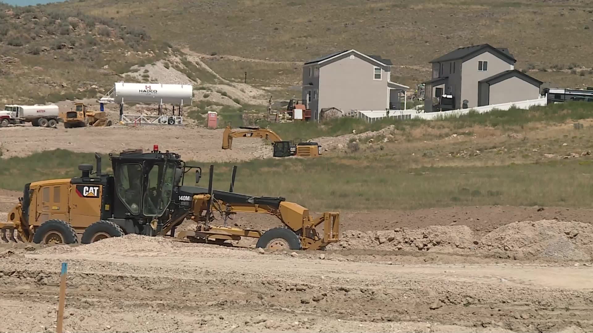 Development is happening in the Overland neighborhood. It was a race to the finish line to complete a new elementary school in the Overland community in time for the first day of class.