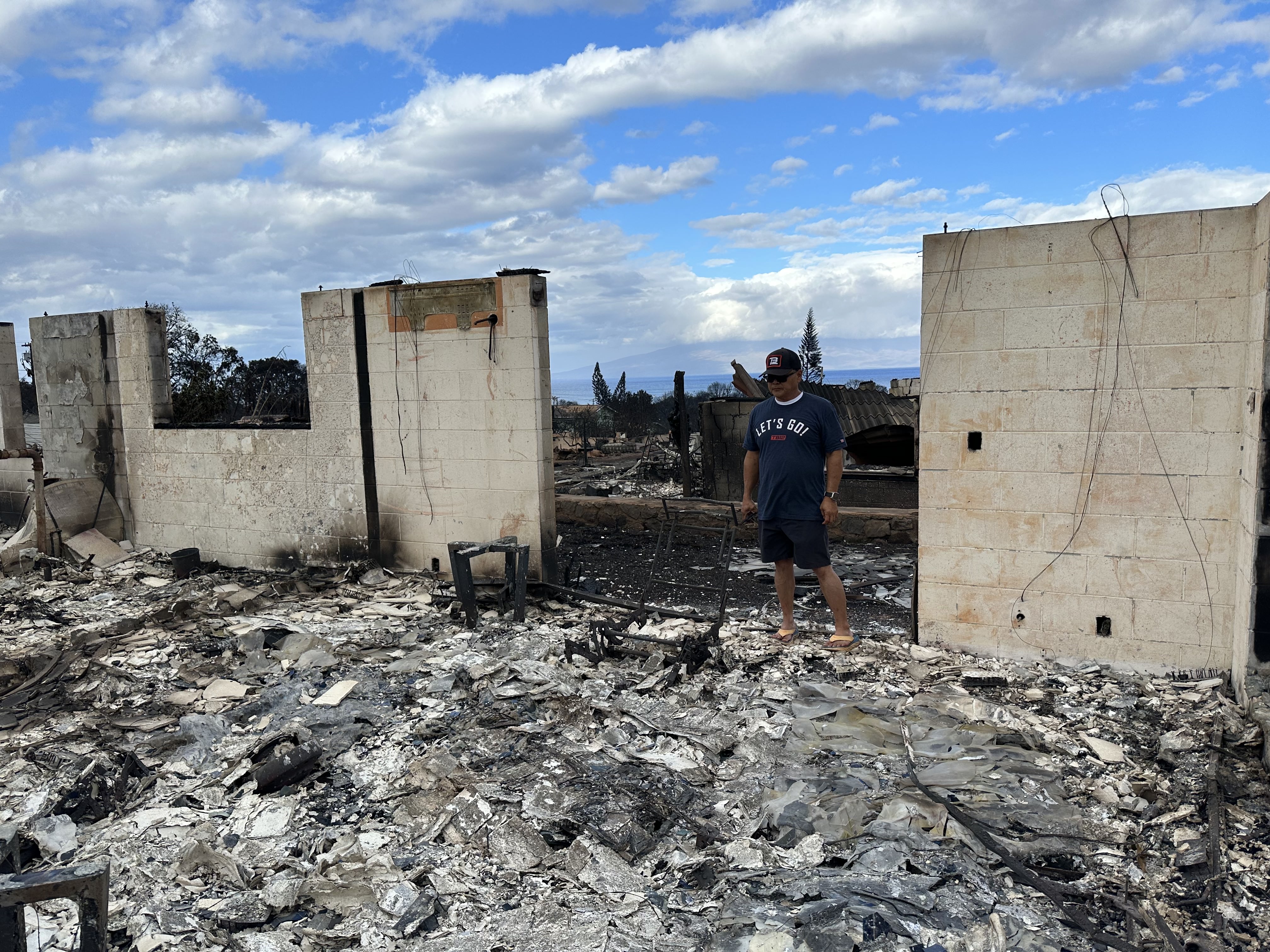 Bailey Honda says his family lost their home in Lahaina, Hawaii.
