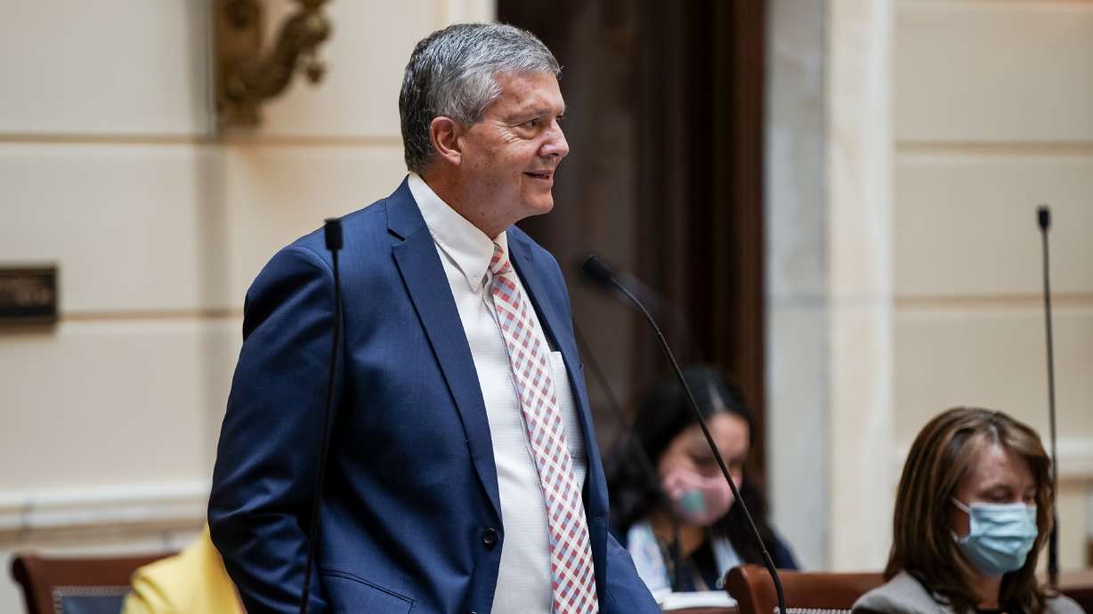 Sen. Wayne Harper, R-Taylorsville, speaks during a special session of the Legislature at the Capitol in Salt Lake City on Aug. 20, 2020. He was selected as president-elect of the National Conference of State Legislatures.