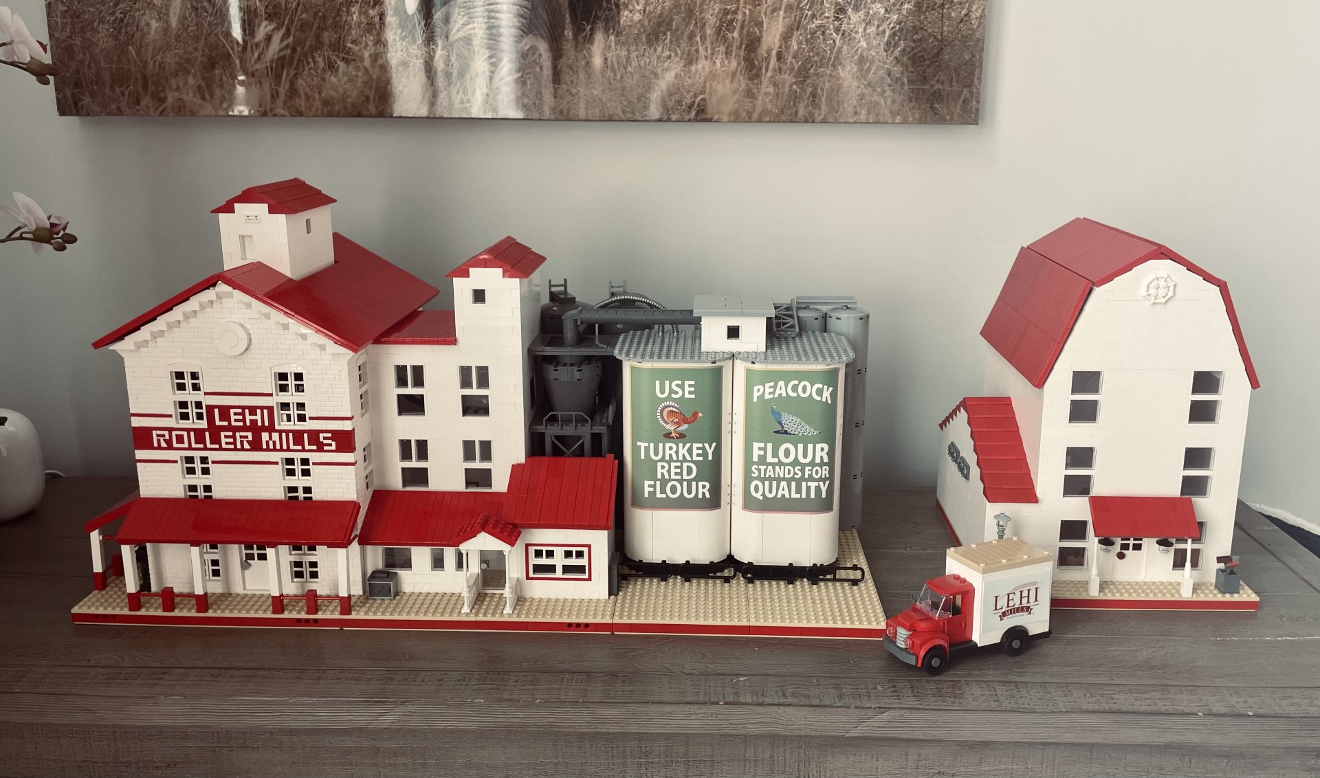 Lehi resident Valli Isenhour built a Lego model of the Lehi Roller Mills. She said it was a great experience that helped her learn about the city she lives in.