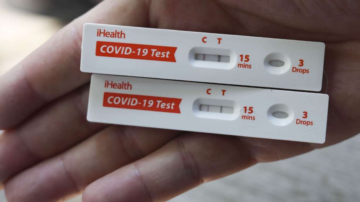 COVID-19 antigen rapid tests indicate positive results in Salt Lake City on Aug. 15. Experts say the "alarming" new mutation already seen in several countries including the U.S. is similar to what sparked last year’s record-breaking surge.