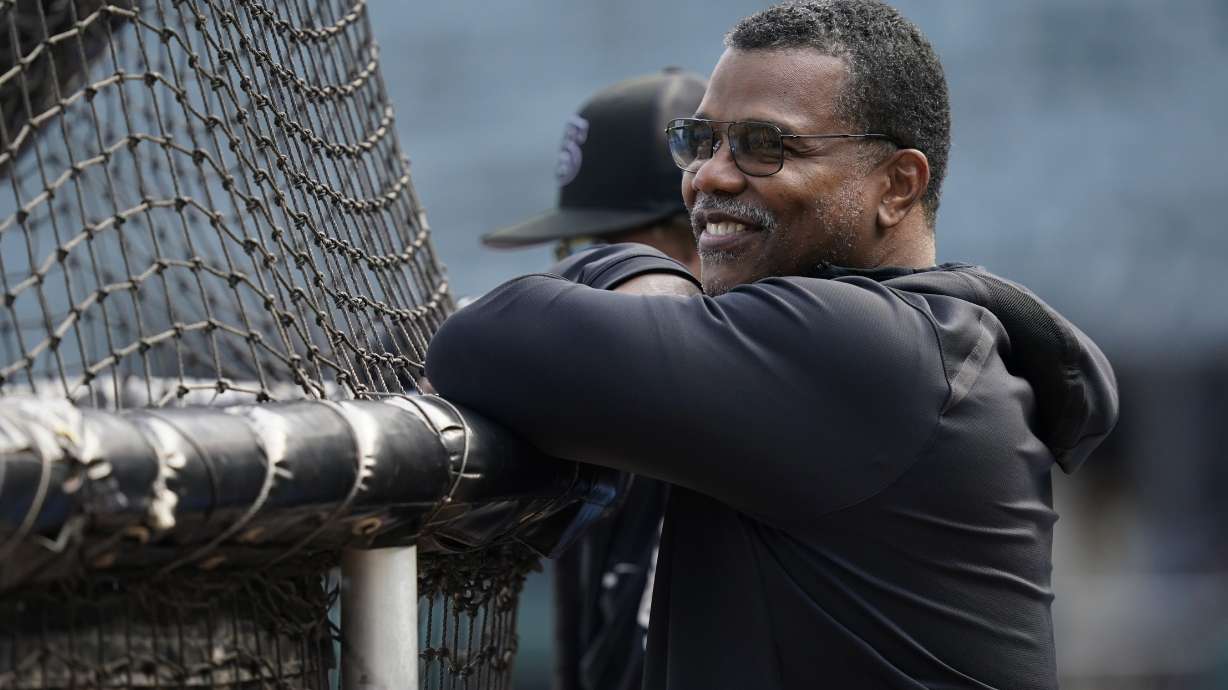 FILE - Chicago White Sox Executive Vice President Ken Williams watches batting practice before a baseball game between the White Sox and the Cleveland Guardians on May 9, 2022, in Chicago. The White Sox fired Williams and general manager Rick Hahn on Tuesday, Aug. 22.