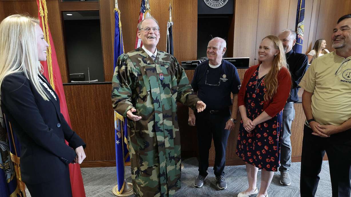 Provo Judge Becomes First Utahn Honored With Camo Robes For Supporting provo-judge-becomes-first-utahn-honored-with-camo-robes-for-supporting
